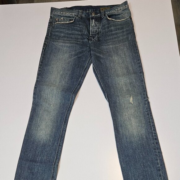 Ksubi Chitch Jeans Mens 30x33 fits 31  Blue Lightly Distressed Slim Fit Stretch - Picture 1 of 16